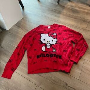 Hello Kitty Oversized Holiday Pullover Sweater Sz XXL